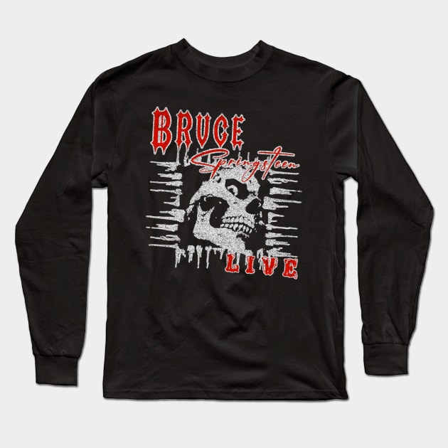 Bruce springsteen vintage Long Sleeve T-Shirt by Yadh10